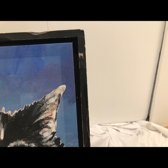Urban Barn Printed Cat on Canvas Frame - Picture 4 of 7